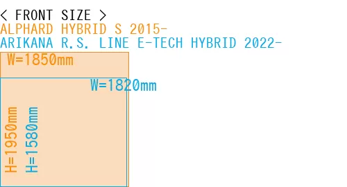 #ALPHARD HYBRID S 2015- + ARIKANA R.S. LINE E-TECH HYBRID 2022-